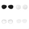 4 Pairs Silicone Earbuds Eartips Ear Caps For Apple AirPods IPhone 7 Earpods Black+White+Clear+Grey