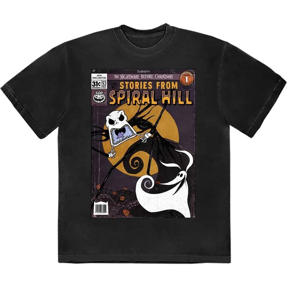 

The Nightmare Before Christmas T-Shirt: Spiral Hill Jack OFFICIAL NEW M