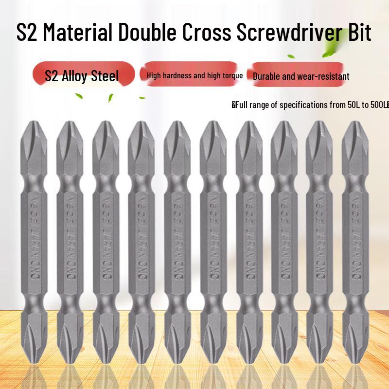 Nigao Double-Headed Phillips Screwdriver Bit for Electric and Pneumatic Drills #PH123
