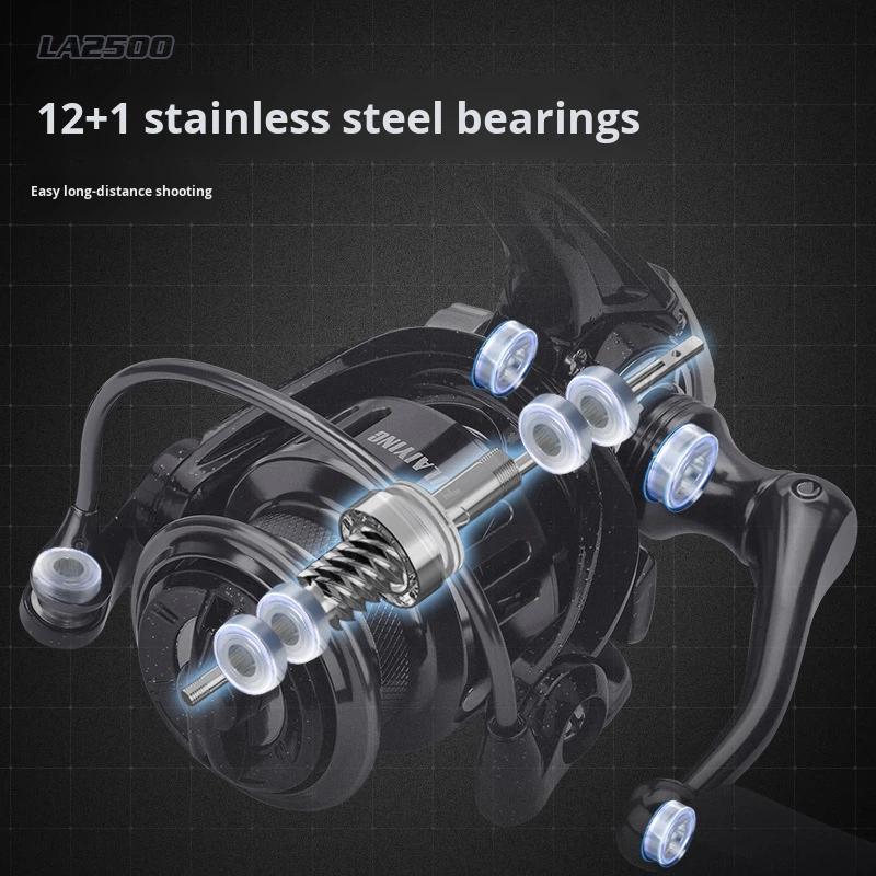 Lure Spinning Wheel Left Right Interchangeable Metal Rocker Fishing Reel Universal Lightweight Oblique Mouth Long-Distance