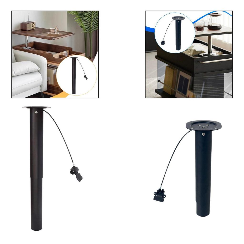 Coffee Table Lift Mechanism Hardware,Easy Installation,Vertical Fittings,Adjustable,Manual End Side Table Lifter Lifting Column