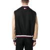 Tommy Hilfiger Loose Fit Letter Embroidery Single-Breasted Long Sleeve Baseball Jacket Men Jackets Black MW0MW31165-BDS