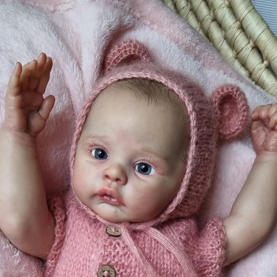 49cm Realistic Meadow Doll with Handmade 3D Skin and Visible Veins 49cm Cloth Body Doll