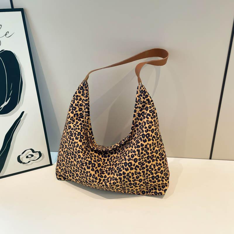 Trendy Vintage Pink White Brown Canvas Tote Bag For Daily Casual Use