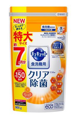 Kao Geschirrspülmittel Cucute Zitronensäure-Effekt Orange Nachfüllung Extra Groß 900g