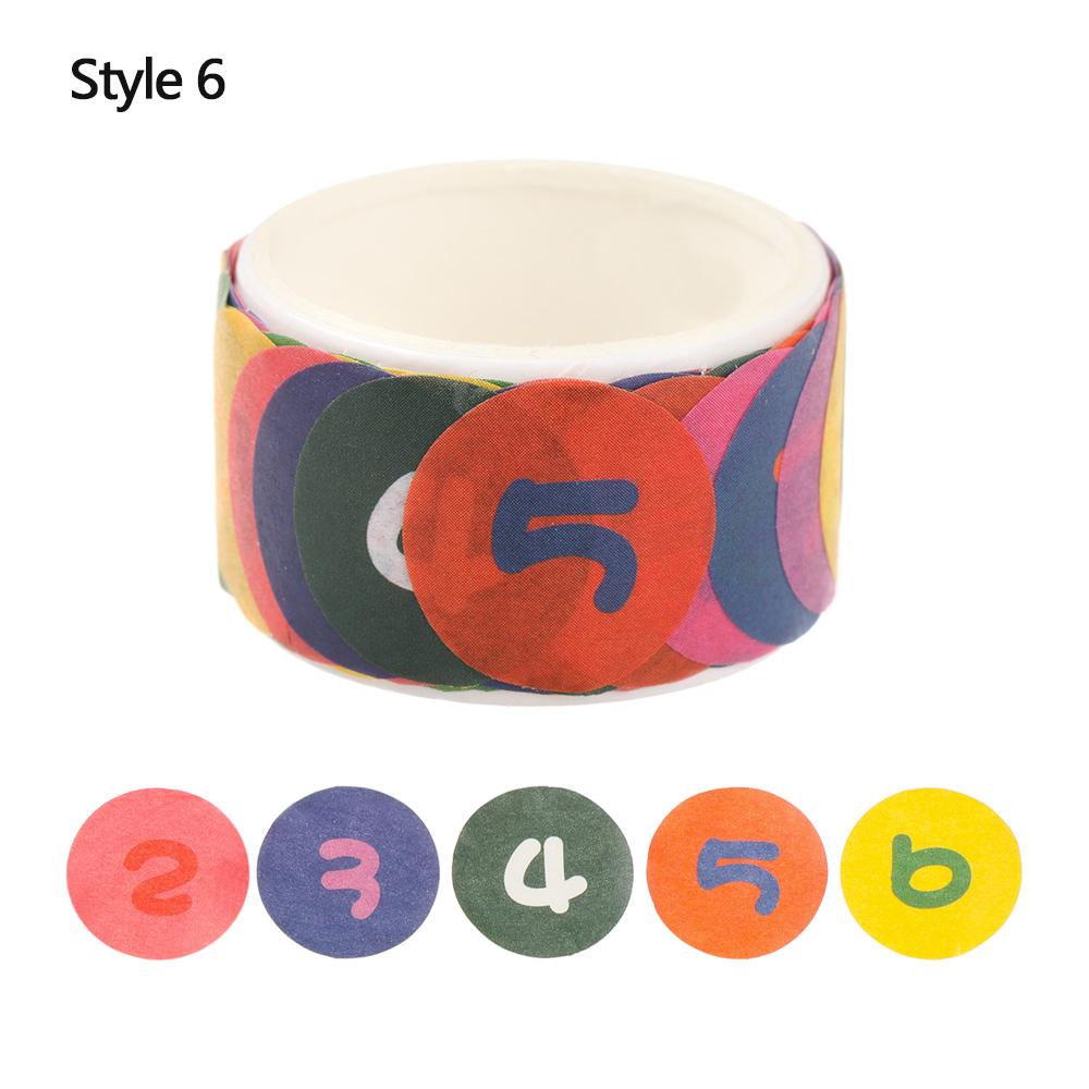 100pcs/Roll Cute Flower Bear Love Heart Washi Tape Cute pattern Scrapbooking Sticker Stationery Sticker