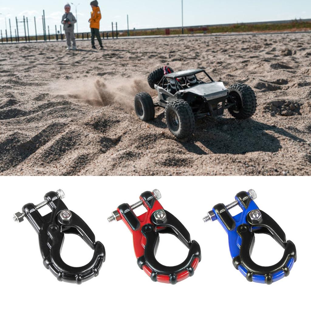 Winch Hook D Ring Shackle Trailer Hook Towing Heavy Duty for Tow Strap Winch Off Road Truck ATV UTV Recovery Blue