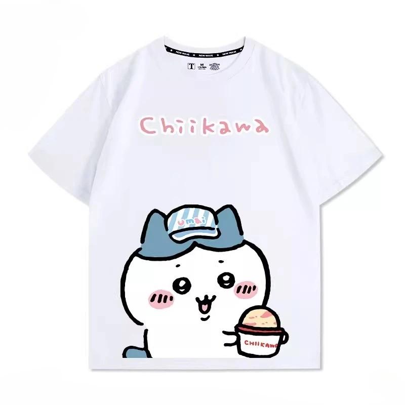 Cute Cartoon Printed Men's and Women's T-shirts for Outdoor Street Leisure, Fashion, Sports, Harajuku Children's Short Sleeves