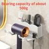 

Space-Saving Wall-Mounted Hair Dryer Holder - Hands-Free, Fits Small To Large Dryers, Perfect for Bathroom Organi… More