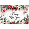 New Year Event Banner Gold Star Accent Holiday Party Banner Happy New Year Banner Pink Background For New Year Party Holiday