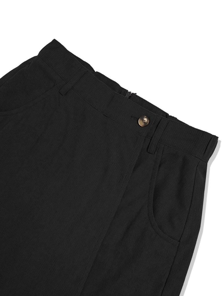 European and American Fashion High Waist Slit Mini Skirt Shorts