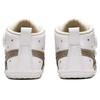 Sukusuku First First to Second cm Shoes, Baby, Mid-Cut, White/Champagne Gold, 223, 12.5