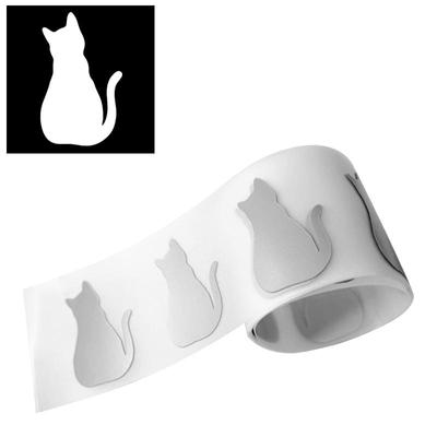 Yansıtıcı Bantlar Yama Gümüş Vinil Film 3x100 cm Isı Transferi Diy Hoodies Giysi Etiket Parches Ropa Sırt Çantası Yama Demir Kedi
