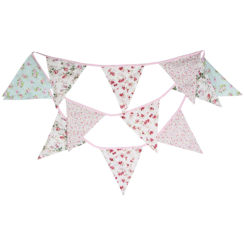 Large Cotton Triangle Flags for Parties and Outdoor Events