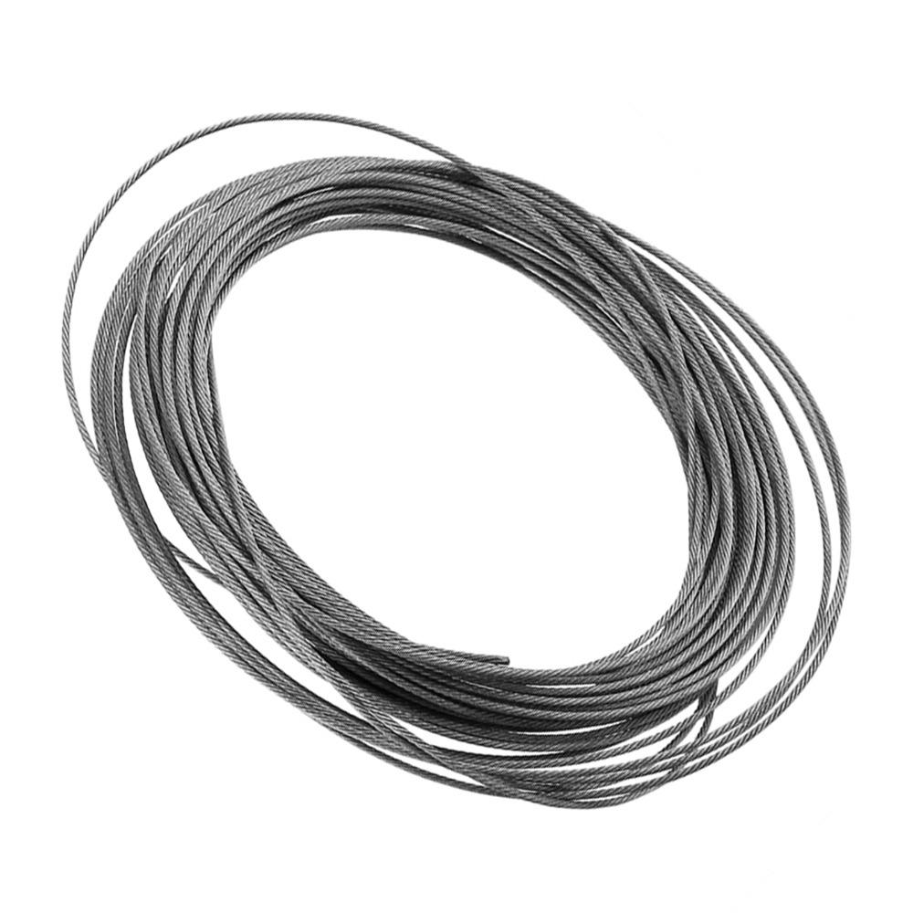 304 Stainless Steel Stainless Steel Rope 7×7 Structure 1.5mm Diameter Stainless Steel Wire 15 Meter Cable Wire Rope