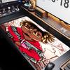 Juice WRLD Thema Premium Rutschfestes Mauspadd mit Genähten Kanten, Strapazierfähiges Gummi-Material, für Schreibtisch & Gaming Tolle Geschenke