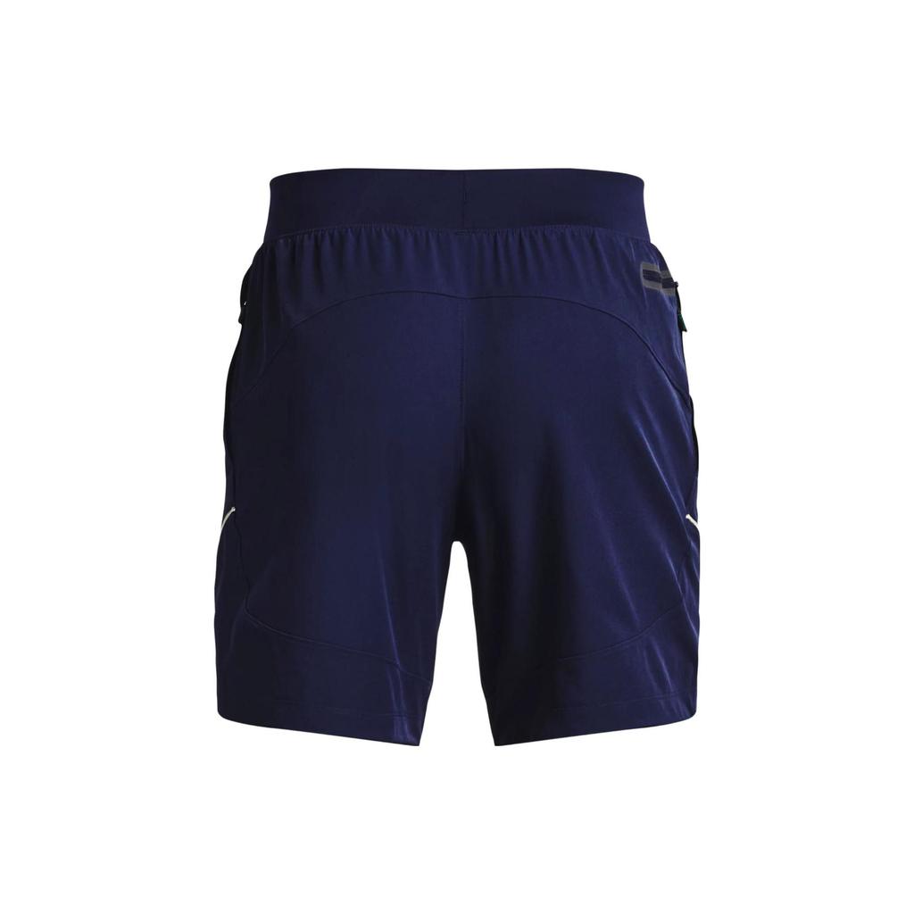 Under Armour Anywhere American Vintage Logo Print Elastic Waist Casual Shorts Men Shorts Midnight-Deep-Blue 1380414-410