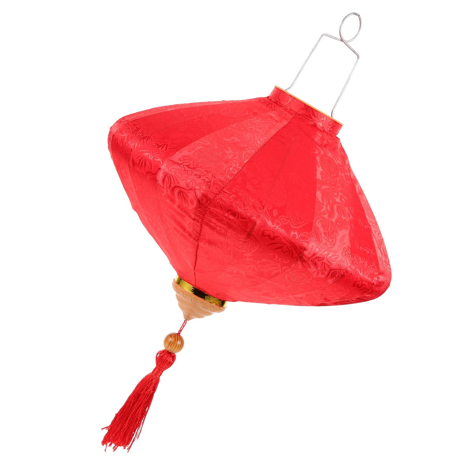 

Delicate Floral Pattern Large Red Hanging Lantern Decorative Festival Lantern for Wedding Birthday Party Indoor Outdoor other
