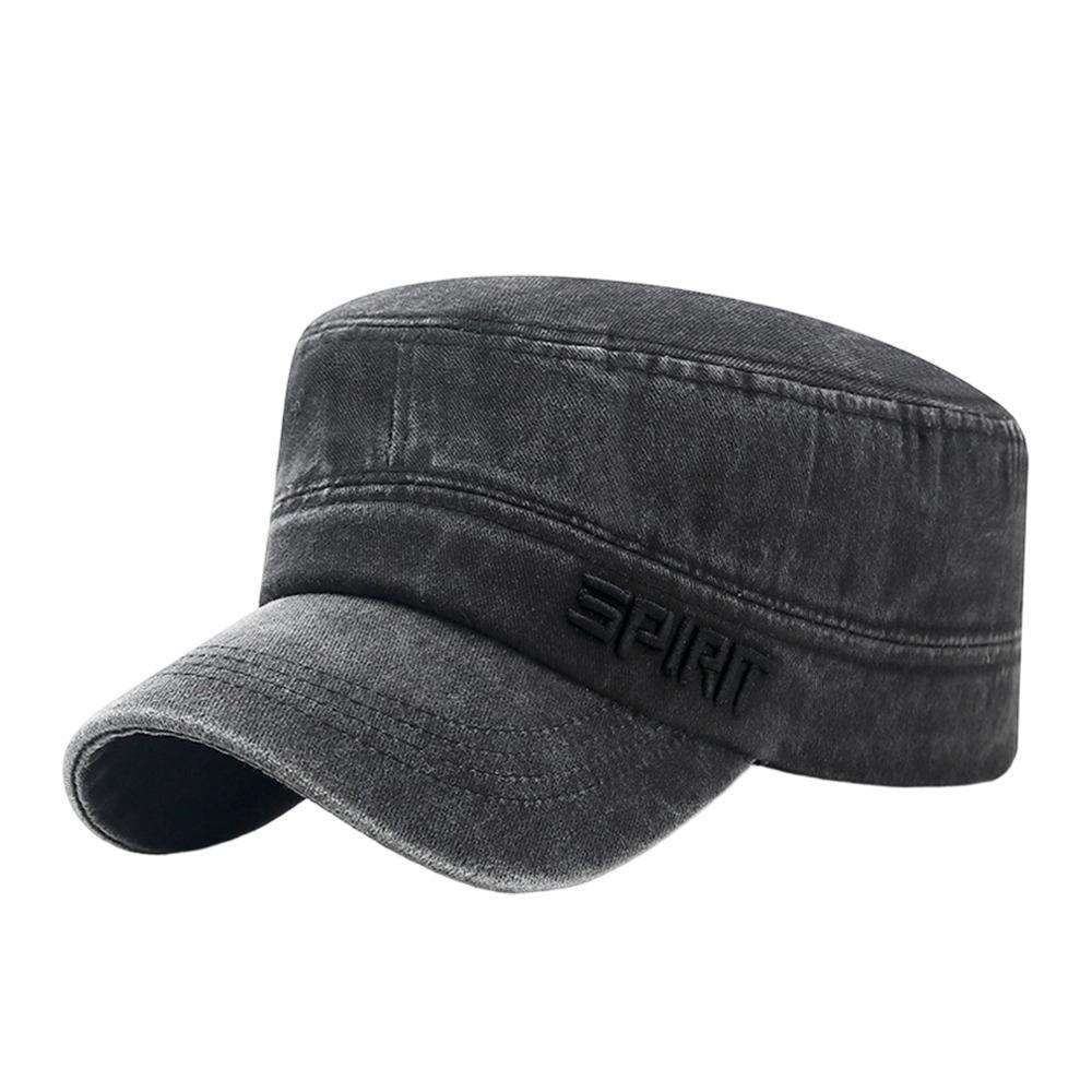 Fashion Anti-UV Fishing Hat Cotton Adjustable Sun Hat Casual Breathable Peaked cap Men Women чёрный
