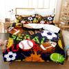 Football Bedding Set Competitive Sports Boy Duvet Cover Set King Quilt Cover Youth Children's Double Duvet Cover Bedding Set