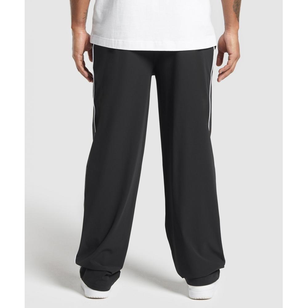 Gymshark Kontrastní kalhoty rovného střihu černé A2c4j Bb2j