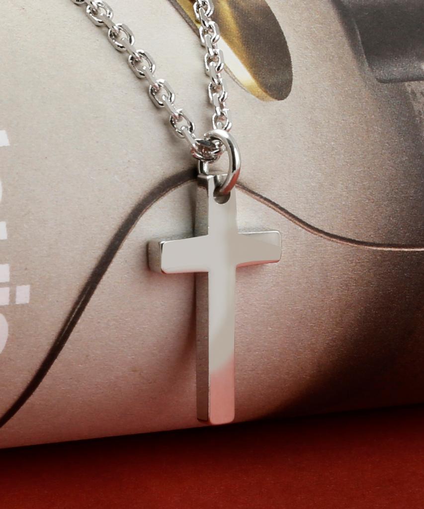 Shoveoff Svn-112 Cross Friendship Couple Ring Necklace