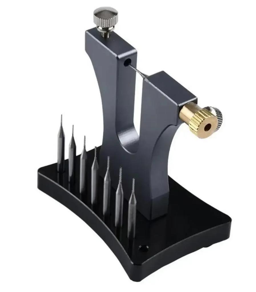 Precision Aluminum Alloy Watch Broken Srew Removal Tool Damaged Screw Extractor 0.6 0.7 0.8 For Watchmaker Watch Repair 8 Pins