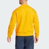 Adidas Real Madrid DNA Logo Crew Sweatshirt Men Tops Yellow IT3808