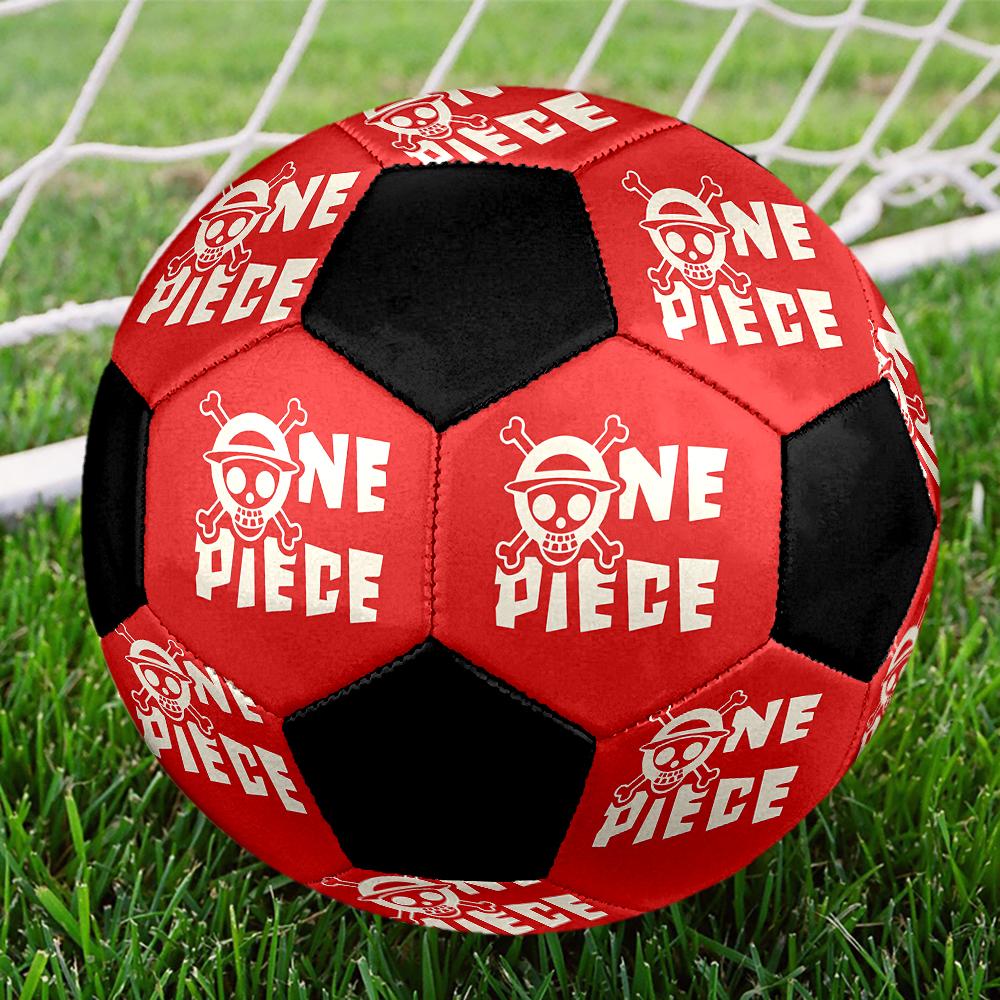 1pc One Piece Logo Football Soccer Ball Size 5 Indoor Soccer Ball Fashion Colorful  Backyard Game -Great For Sports Fans Gift HE18