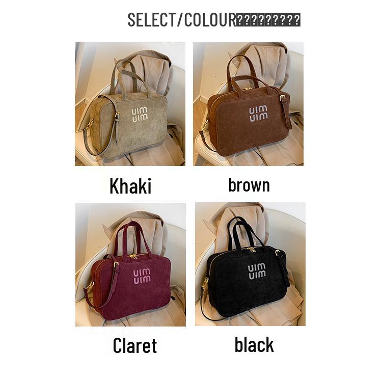 Damen Retro High-End Umhängetasche - Vielseitige kleine quadratische Tasche für Arbeit, Pendeln, Reisen und mehr.