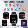 Smart Watch Tracker  Wireless Call,  Multiple Sports Modes, Silicone Strap, Flashlight, Weather for IOS/Android, Men and Women Smart Watch