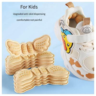 Proteggi Tacco Scarpe Bambino Tacchi Cuscino Solette per Scarpe per Bambino Adesivi Inserti Misura Regolabile Solette per Scarpe Sollievo Dolore ai Piedi