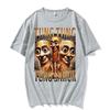 Tung Tung Tung Sahur T-Shirt Herren Sommer Schweißabsorbierend Atmungsaktiv Top Baumwolle Rundhals Kurzarm Mode Herrenbekleidung
