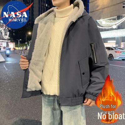 NASA MARVEL Men's Hooded Winter Jacket