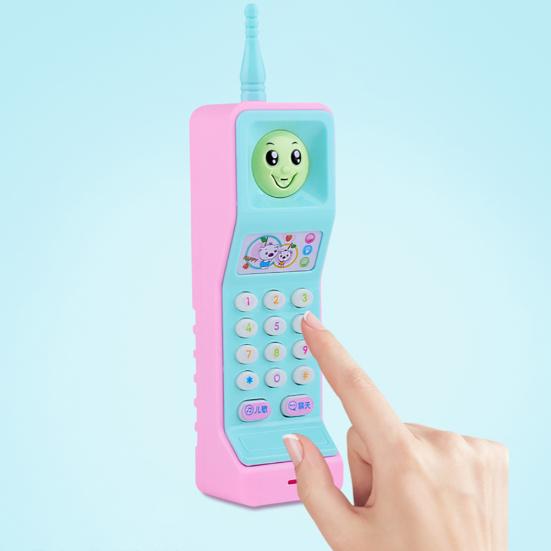 Cartoon Music Colorful Light Voice Electronic Mobile Phone Educational Kids Toy