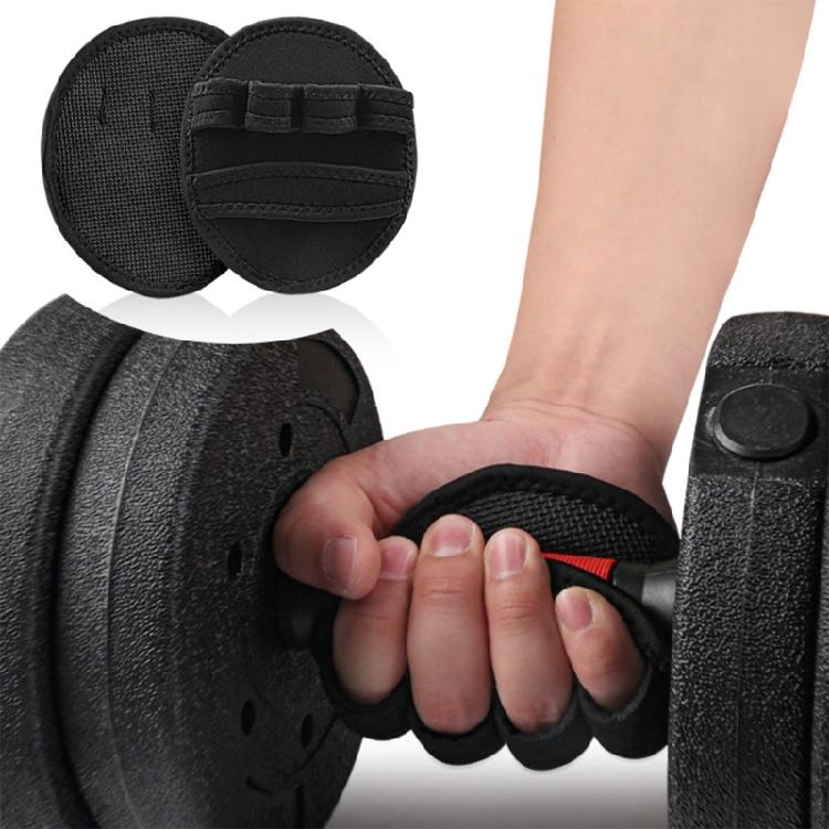 Workout Grip Gloves Fitness Exercise Gloves Four Finger Palms Protectors Half Finger Weightlifting Glove for Men & Women