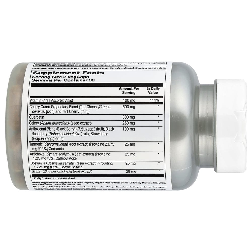 KAL Uric Acid Flush 60 Vegan Capsules