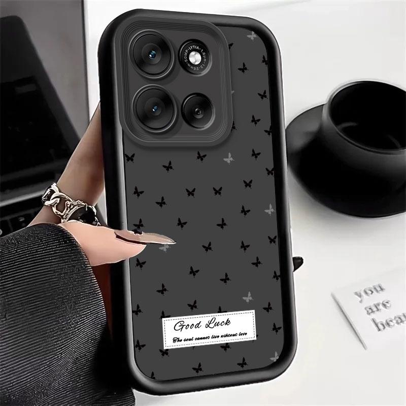 

Для Motorola Moto G86 G56 G 86 MotoG56 MotoG86 Чохол Захист від падінь Квітковий метелик Чохол для телефону М який силікон Цукерка Захисна обкладинка Motorola Moto G86