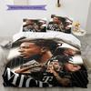 Ropa de cama con estampado de Michael Olise Decoración del hogar Regalo de cumpleaños (1 * funda nórdica + 2 * fundas de almohada, sin núcleo),artículos para fans.