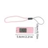 Svítící LED Klíčenka Kapesní hodinky Mini Tiché Elektronické hodiny LCD Digitální displej Přenosné Studentské Zkouška Studium Stolní hodinky