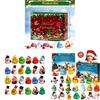 Christmas Kids Bath Toys Set With Squeaky Rubber Ducks For Holiday Play