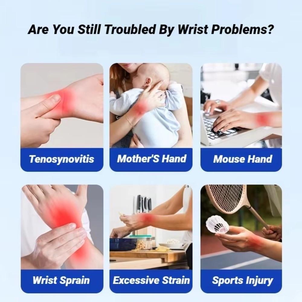 Breathable Fabric Wrist Compression Band Lightweight Wrist Support Wrap Fitness Training