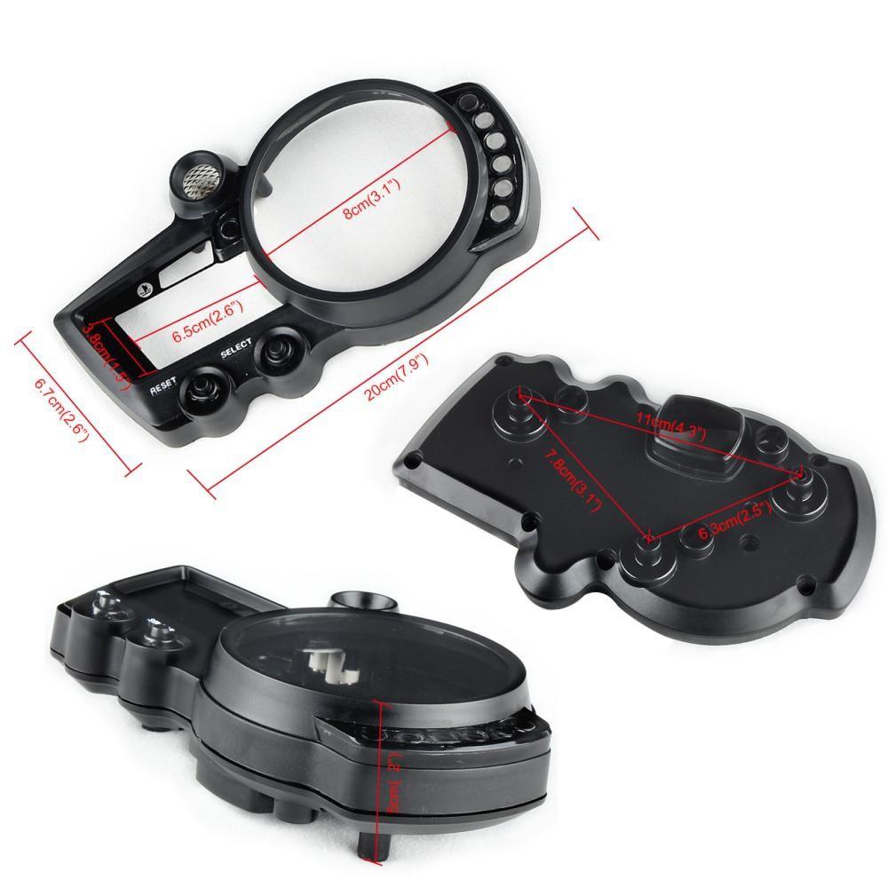 Motorcycle Speedometer Speed Meter Tachometer Gauge Case Cover US Version For Yamaha YZF-R1 YZFR1 YZF R1 2002 2003 02 03