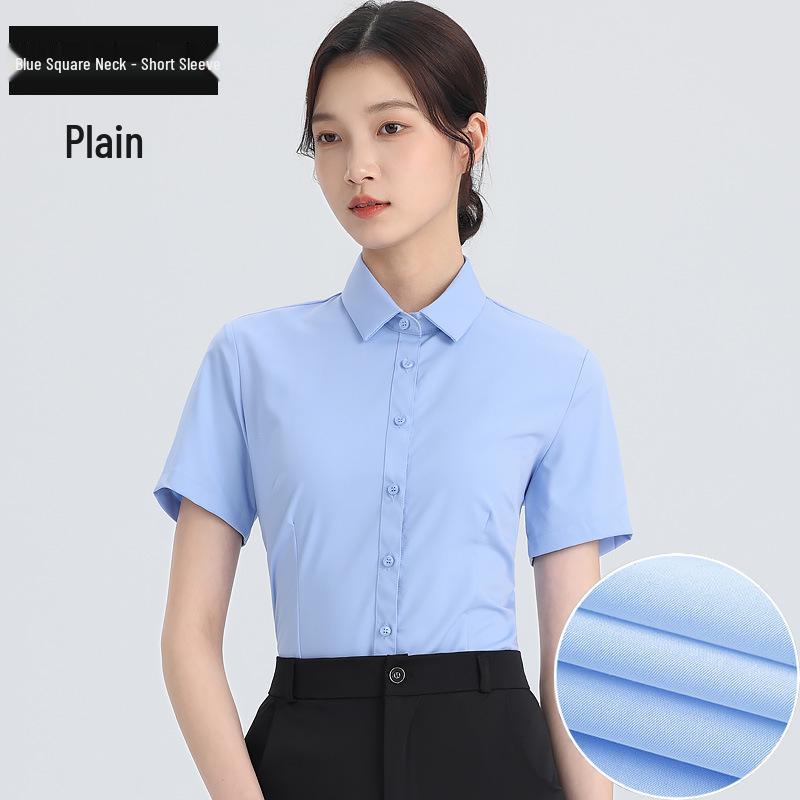 Cămașă Profesională cu Mânecă Lungă Albă pentru Femei - Primăvară/Toamnă Stil Coreean Croială Slim Top Formal