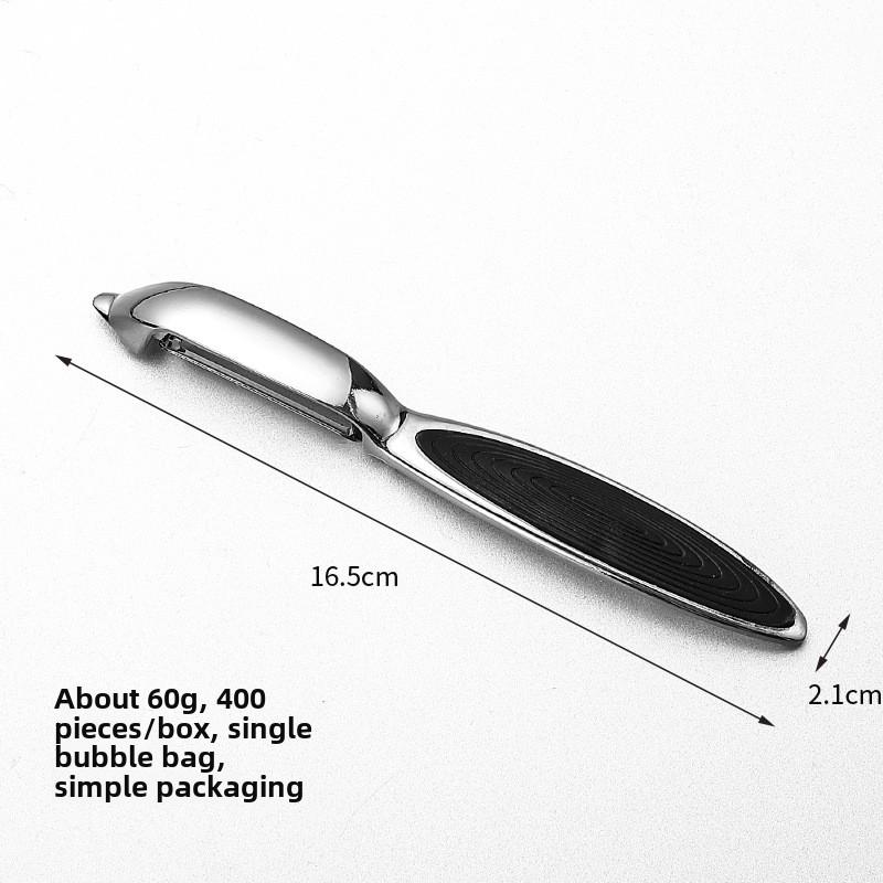 

Овощечистки и фруктов из нержавеющей стали с нескользящими ручками и острыми лезвиями - металлические прямые ножи для точной очистки Type A