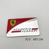 Car Styling 3D Aluminum Alloy for Ferrari Team Badge Emblem Sticker Decoration Body Fuel Tank Sticker Decals Auto Accessories