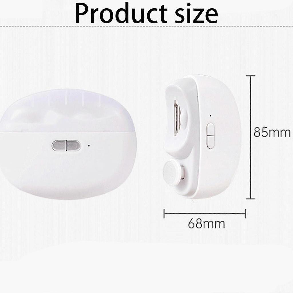 2 In 1 Electric Nail Clippers, 2-Speed Automatic Nail Grinder, Portable Nail File , Cordless Recharg Less