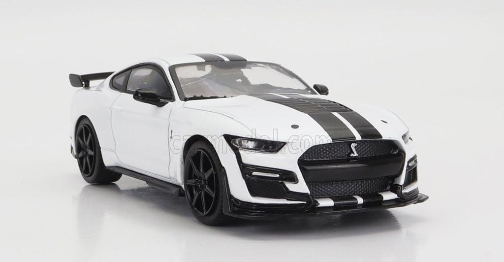 Solid Ford Mini Car 1/43 USA MUSTANG GT500 COUPE 2020 (White)