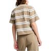 Puma Squad Shorts Sports Casual Striped Round Neck Regular T-Shirt Women Tops 692983-67