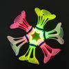Hochgeschwindigkeits-Badminton Elastischer Kopf Nylon Kunststoff Badminton Bunt Winddicht Badminton für Spiel Sport Unterhaltung